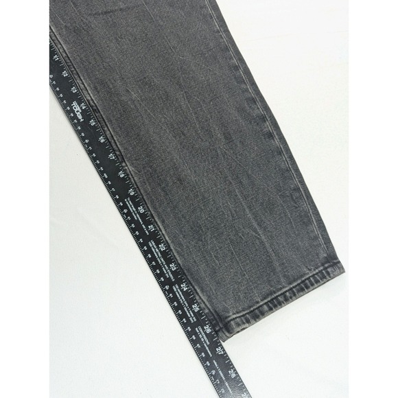 Abercrombie Fitch Jeans Womens Black The Mom High Rise Curve Love 31/12 NEW - Picture 8 of 10